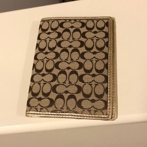 Coach passport cover